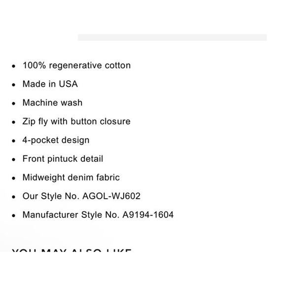 Agolde Ellis Wide Leg Denim Trouser - Crushed Black Sz 25 $268 - Picture 16 of 16